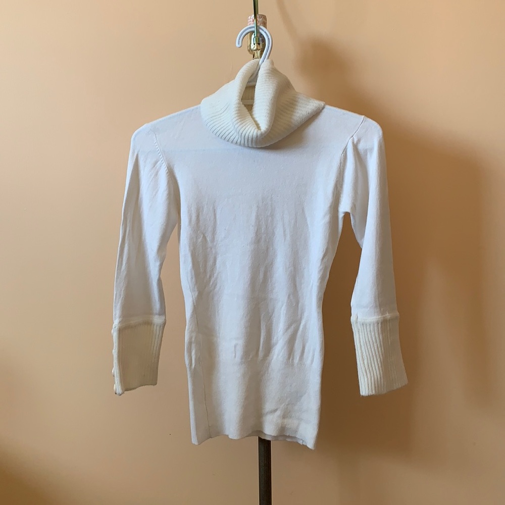 White Turtleneck